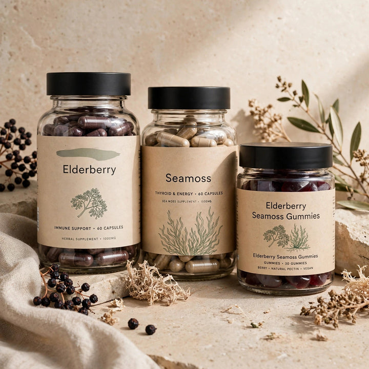 Herbal wellness bundle of supplements by East River Wellness